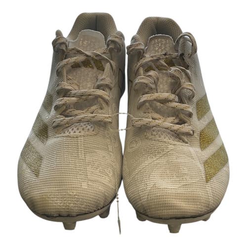 Used Adidas LAX Cleats Mens White Senior 4 11450-S000528610