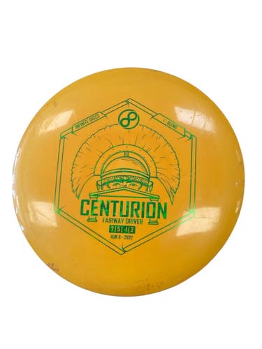 Used Infinite Discs I-BLEND CENTURION Disc Golf Driver Gold 177g 11450-S000528545