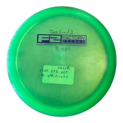 Used Innova CHAMP TEEBIRD3 Disc Golf Driver Green 174g 11450-S000528424