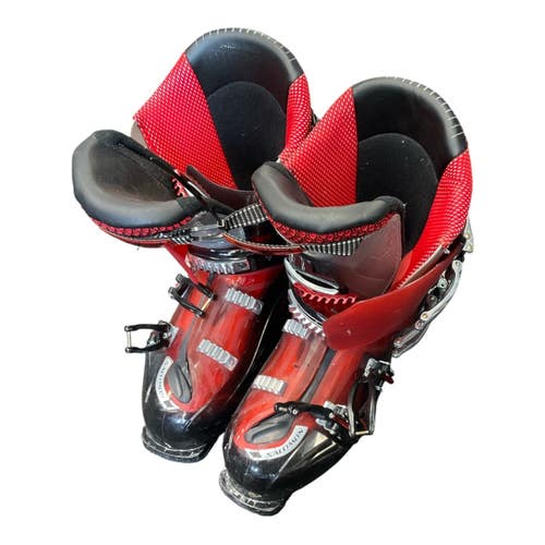 Used Salomon MISSION 75 Mens DH Ski Boot Red 280 MP - M10 - W11 11450-S000529763