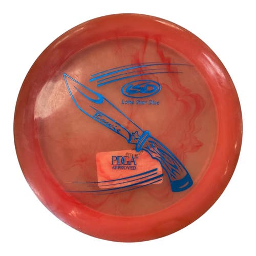 Used Lone Star Disc BOWIE Disc Golf Driver Red 175g 11450-S000528706