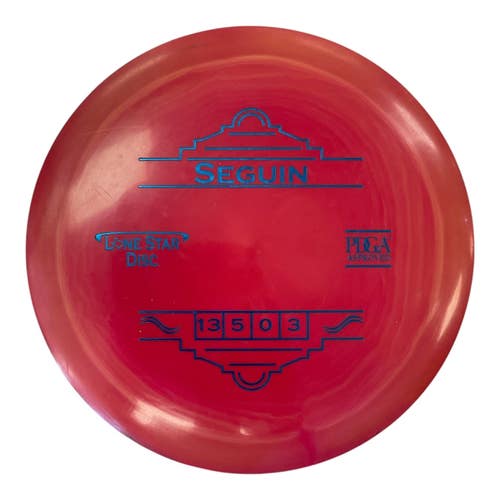 Used Lone Star Disc SEGUIN Disc Golf Driver Red 170g 11450-S000528700