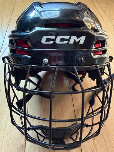 CCM Tacks 70 Hockey Helmet Combo Cage Black Medium HECC 2029