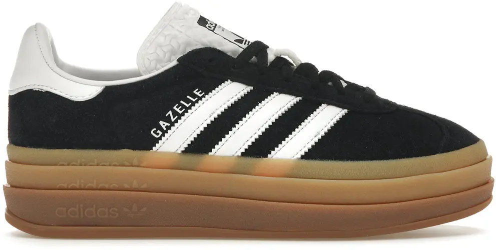 Size 9 - adidas Gazelle Bold Black White (Women's) IE0876