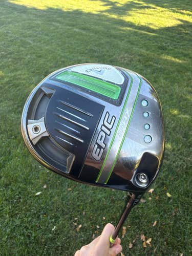 Callaway EPIC Max Driver 10.5 Cypher Forty 5.0 Senior Flex 45.25" +HC NICE