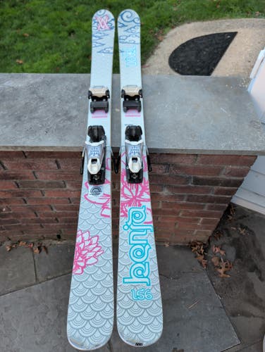 Women's 2012 All Mountain 156 cm Volkl Kenja Skis With Bindings (Used)