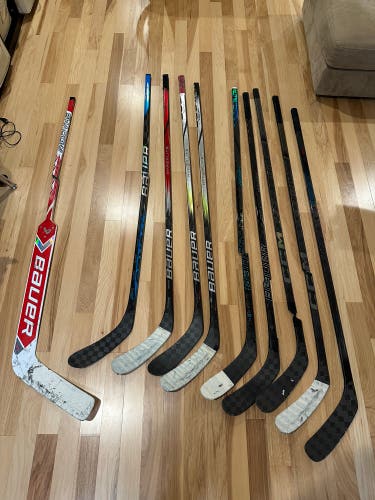 10 BROKEN STICKS Bauer & CCM