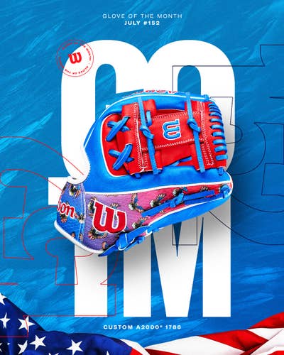 New Wilson July GOTM RH Infield A2000 Baseball Glove 11.5"