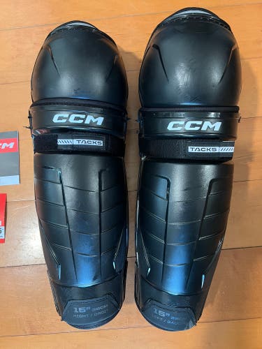 Used Senior 15" CCM Tacks XR Shin Pads