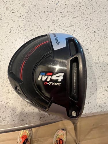 Men's 2018 TaylorMade M4 Right Handed Driver Stiff Flex 9.5 Loft Graphite Shaft (Used)
