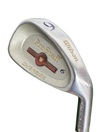 Wilson ProStaff Oversize 6 Iron RH Reflex Ladies Graphite 36.5" Nice Stock Grip