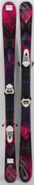 K2 Super Free Women's Demo Skis with Bindings - 146 cm Used