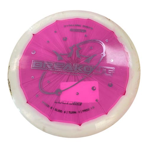 Used Dynamic Discs L-I-O BREAKOUT Disc Golf Driver Pink 159g 11450-S000523739