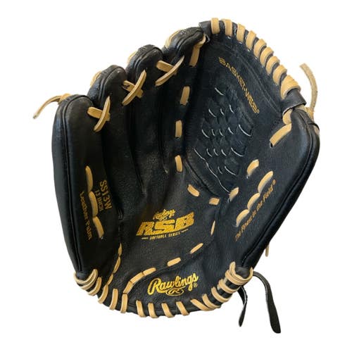 Used Rawlings RSB SOFTBALL BB/SB Glove LH Throw Black 13" 11450-S000525427