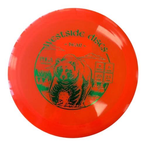 Used Westside BEAR Disc Golf Driver Orange 175g 11450-S000524495
