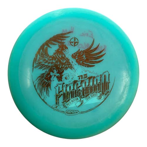 Used Innova CHAMP GLOW FIREBIRD Disc Golf Driver Turquoise 174g 11450-S000525206