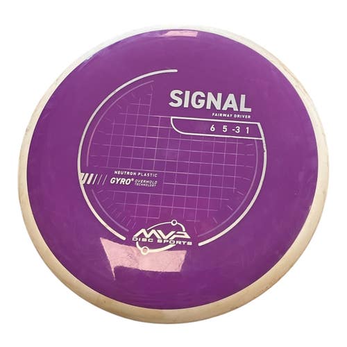 Used MVP NEUTRON SIGNAL Disc Golf Driver Purple 174g 11450-S000525289