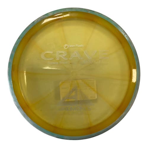 Used Axiom PROTON CRAVE Disc Golf Driver Yellow 160g 11450-S000524856