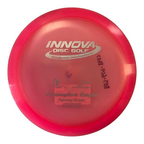 Used Innova CHAMP EAGLE Disc Golf Driver Pink 163g 11450-S000524862