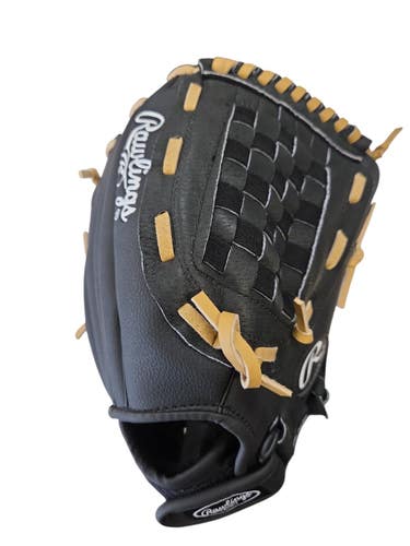 Used Rawlings SS13W BB/SB Glove RH Throw Black 13" 11450-S000527669