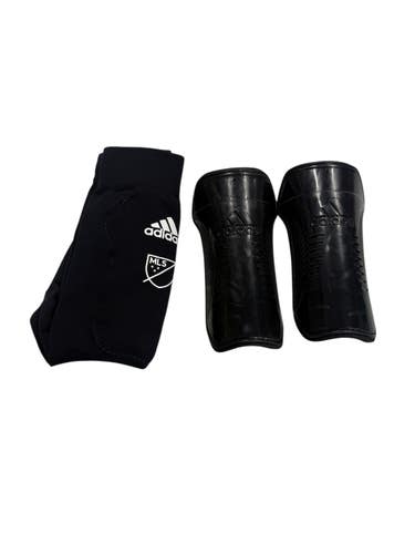 Used Adidas Soccer Shin Guards Youth Black LG 11406-S000110094