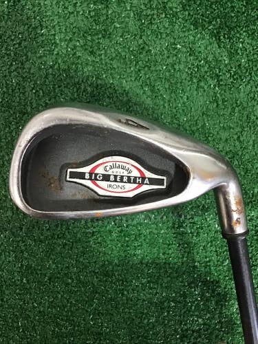 Callaway 2002 Big Bertha 4 Iron Regular Graphite Shaft Right Handed