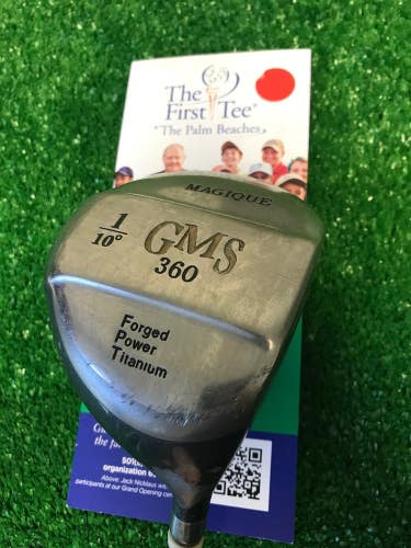 Magique GMS 360 10* Driver Stiff Graphite Shaft Right Handed