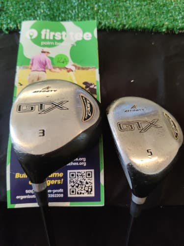 Affinity GTX 3-5 Woods Set Left Handed Regular Graphite Shafts