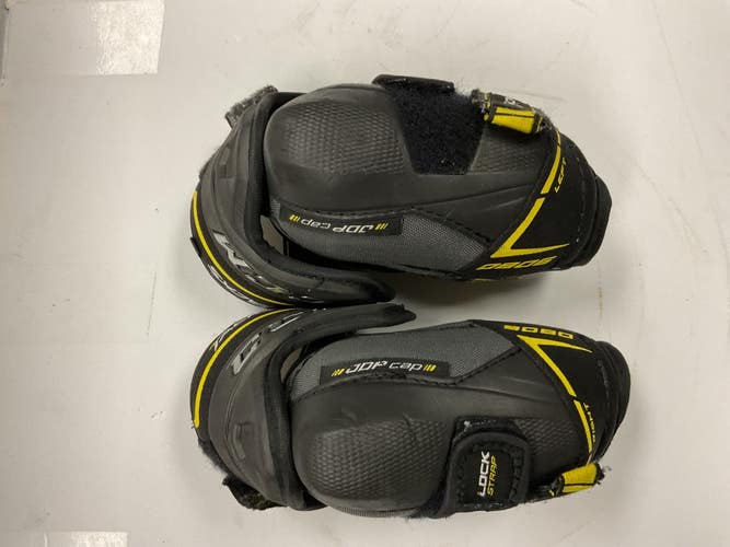 Used CCM TACKS 9080 Junior Elbow Pads Black And Yellow SM 11855-S000211860