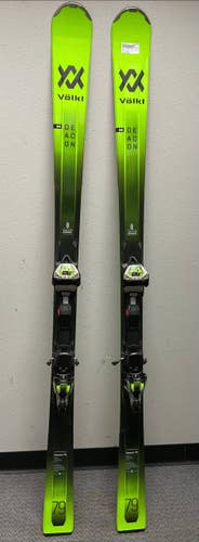 Used Volkl DEACON 79 Mens DH Ski/Binding Black And Neon Green 177 cm 11855-S000211910