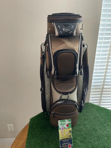 Peakwood Cart Bag 14-Way Dividers No Rain Cover
