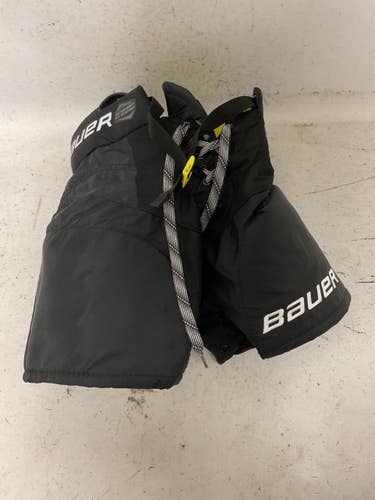 Used Bauer SUPREME MACH Youth Pant Black And Yellow SM 11855-S000212106