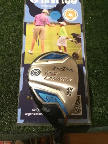 Tour Edge Hot Launch 4 Hybrid 22* Uniflex Graphite Shaft