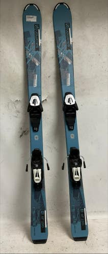 Used Salomon QST JR Boys DH Ski/Binding Teal 130 cm 11855-S000212113