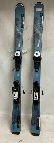 Used Salomon QST JR Boys DH Ski/Binding Teal 130 cm 11855-S000212114