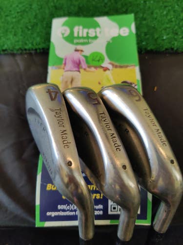 TaylorMade Burner Midsize 4-5-6 Iron Set W Light Senior Graphite Shaft
