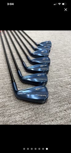 Men's 2025 TaylorMade Pursuit Collection Oracle Red Bull P-790 Right Handed Iron Set