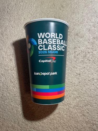 2026 World Baseball Classic Miami Souvenir Cup Reusable