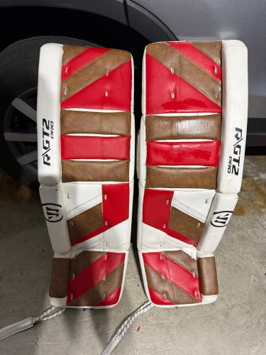 35" Warrior Ritual GT2 Pro Goalie Leg Pads Pro Stock (Used)