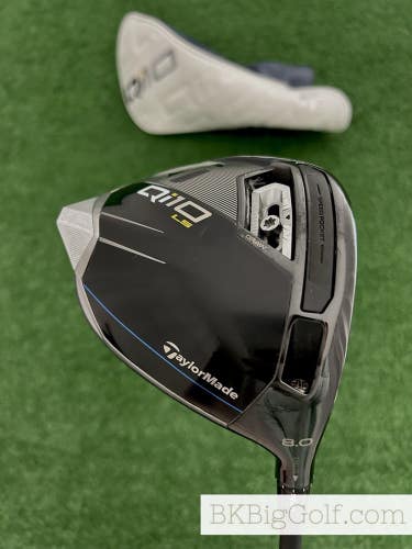 Taylormade Qi10 LS 8.0 Driver w Headcover / Extra Stiff