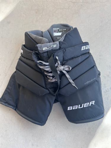 Intermediate Medium Bauer Elite Hockey Goalie Pants (Used)