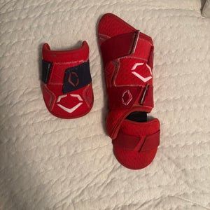 Red Senior EvoShield Elbow Guard Shin Guards (Used)