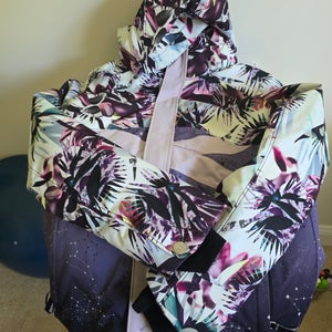 Purple Teen Youth Large Obermeyer Jacket and North Face Freedom Insulated Ski Pants  (Used)