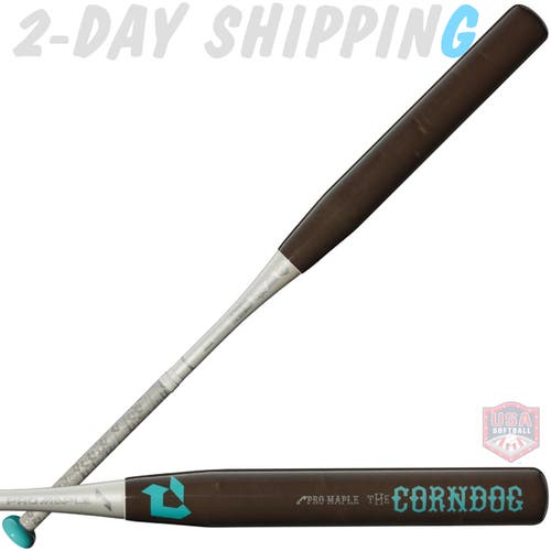 2025 DeMarini Corndog Pro Maple 34" / 28 oz Wood Composite Slowpitch Softball Bat | 2-DAY SHIPPING