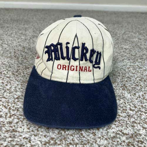 Vintage Disney Hat Mens One Size White Mickey Original Baseball Goofys Hat Co