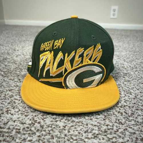 Green Bay Packers Hat Mens Medium Green New Era 9Fifty Snapback NFL Cap Retro