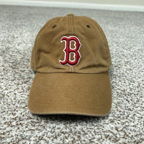 Boston Red Sox Hat Mens One Size Brown Carhartt 47 Clean Up Fenway Park MLB Cap
