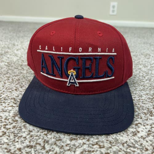 California Angels Hat Mens One Size Red Navy American Needle Cooperstown MLB Cap