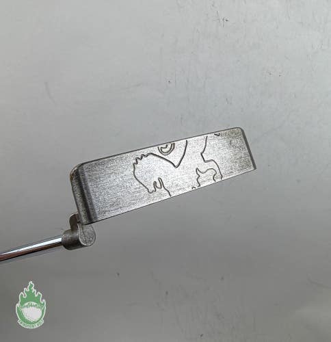 Used Right Handed Piretti Custom Prototype 34.5" Putter Steel Golf Club