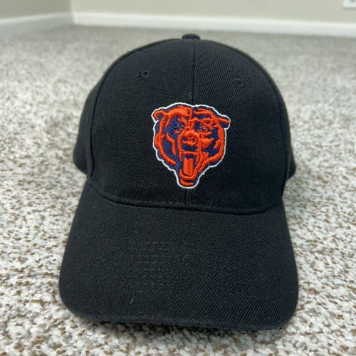 Chicago Bears Hat Mens One Size Black NFL Football Drew Pearson Game Day Logo